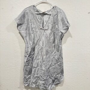 Secret Treasures Celestial Nightgown Pajamas Womens 1X Silver Loungewear